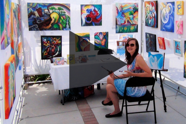 Watch my video of me and my art tent at Mt. Palomar Fine Art & Wine Festival, where I talk about the inspiration behind my current collection!